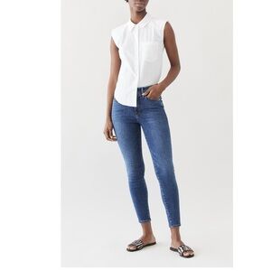 Good American Good Legs High Rise Ultimate Skinny Blue Jeans Sz 10/30 NWT